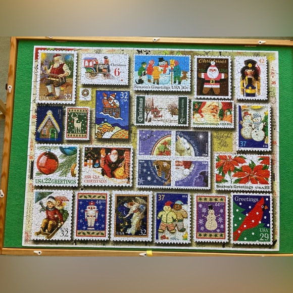 White Mountain Puzzle Holiday Stamps - Picture 6 of 6